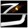 2014 Nissan Sentra - Driver and Passenger Side Halogen/LED Headlight, With bulb(s), Halogen Models Only, Clear Lens, Black Interior, Xtune Series