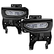 9043222 Front, Driver and Passenger Side LED Fog Light, With bulb(s), LED Series