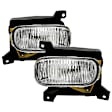 9051388 Front, Driver and Passenger Side Halogen Fog Light, With bulb(s)