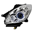 9957093 Driver or Passenger Side HID/Xenon Headlight, With bulb(s), Clear Lens, Chrome Interior
