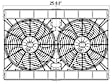 30102130 OE Replacement Auxiliary fan, Single fan