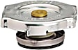 10230 Radiator Cap - Round, 16 lbs., Polished, Steel, Sold Individually