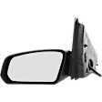 Sedan Driver Side Mirror, Power Adjust, Non-Heated, Non-Folding, Textured Black, No Signal Light, No Memory, No Puddle Light, No Auto-Dim, No Blind Spot Feature