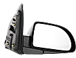 Passenger Side Mirror, Power Adjust, Manual Folding, Non-Heated, Textured Black, No Signal Light, No Memory, No Puddle Light, No Auto-Dimming, No Blind Spot Feature