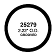 25279 Thermostat Gasket - Direct Fit, Sold individually