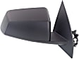 2012 GMC Acadia - Passenger Side Mirror, 2nd Design, Power Adjust, Heated, Textured Black, Manual Folding, No Signal Light, No Blind Spot Feature, No Memory, No Puddle Light, No Auto-Dim