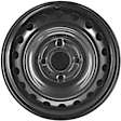 STL62579U45N Steel Painted Black Wheel, 15 in. X 5.5 in., 4 x 100 mm Bolt Pattern