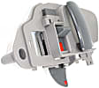 Front, Passenger Side Gray Interior Door Handle, With door lock button
