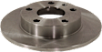 Rear, Driver or Passenger Side Brake Disc, Plain Surface, Solid, 5 Lug Wheels, 9.65 in. Disc Diameter, Pro-Line Series