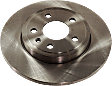 Rear, Driver or Passenger Side Brake Disc, Plain Surface, Solid, 5 Lug Wheels, 11.3 in. Disc Diameter, Pro-Line Series