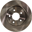 Rear, Driver or Passenger Side Brake Disc, Plain Surface, Solid, 5 Lug Wheels, 11.3 in. Disc Diameter, Pro-Line Series
