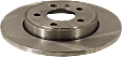 Rear, Driver or Passenger Side Brake Disc, Plain Surface, Solid, 5 Lug Wheels, 11.3 in. Disc Diameter, Pro-Line Series