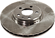 Front, Driver or Passenger Side Brake Disc, Plain Surface, Vented, 5 Lug Wheels, 12.6 in. Disc Diameter, Pro-Line Series