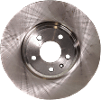 Front, Driver or Passenger Side Brake Disc, Plain Surface, Vented, 5 Lug Wheels, 12.6 in. Disc Diameter, Pro-Line Series
