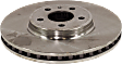 Front, Driver or Passenger Side Brake Disc, Plain Surface, Vented, 5 Lug Wheels, 12.6 in. Disc Diameter, Pro-Line Series