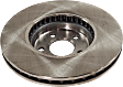 Front, Driver or Passenger Side Brake Disc, Plain Surface, Vented, 5 Lug Wheels, 12.6 in. Disc Diameter, Pro-Line Series