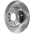 Rear, Driver or Passenger Side Brake Disc, Plain Surface, Solid, 5 Lug Wheels, 11.81 in. Disc Diameter, Sedan/Wagon, Pro-Line Series
