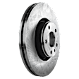 Front, Driver or Passenger Side Brake Disc, Plain Surface, Vented, Pro-Line Series