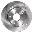 Rear, Driver or Passenger Side Brake Disc, Plain Surface, Solid, 5 Lugs, 10.22 In., Pro-Line Series