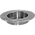 Rear, Driver or Passenger Side Brake Disc, Plain Surface, Solid, 5 Lugs, 10.22 In., Pro-Line Series