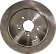 SureStop Rear, Driver or Passenger Side Brake Disc, Plain Surface, Solid, 5 Lugs, 12.32 in., Pro-Line Series