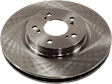 Front, Driver or Passenger Side Brake Disc, Plain Surface, Vented, 5 Lugs, 319.02 mm, Pro-Line Series