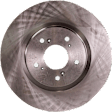 Front, Driver or Passenger Side Brake Disc, Plain Surface, Vented, 5 Lugs, 319.02 mm, Pro-Line Series