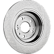 Rear, Driver or Passenger Side Brake Disc, Natural Finish, Plain Surface, Solid, 5 Lugs, 334.01 mm, Pro-Line Series