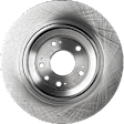 Rear, Driver or Passenger Side Brake Disc, Natural Finish, Plain Surface, Solid, 5 Lugs, 334.01 mm, Pro-Line Series