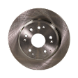 Rear, Driver or Passenger Side Brake Disc, Natural Finish, Plain Surface, Solid, 5 Lugs, 282.45 mm, Pro-Line Series