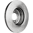 Front, Driver or Passenger Side Brake Disc, Plain Surface, Vented, 5 Lugs, 338.07 mm, 3.0L, 6Cyl, Pro-Line Series