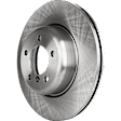 Front, Driver or Passenger Side Brake Disc, Plain Surface, Vented, 5 Lugs, 338.07 mm, 3.0L, 6Cyl, Pro-Line Series