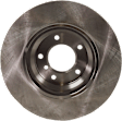 Front, Driver or Passenger Side Brake Disc, Plain Surface, Vented, 5 Lug Wheels, 13 in. OD Disc Diameter, Europe, Pro-Line Series