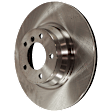 Front, Driver or Passenger Side Brake Disc, Plain Surface, Vented, 5 Lug Wheels, 13 in. OD Disc Diameter, Europe, Pro-Line Series