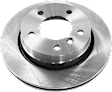 Rear, Driver or Passenger Side Brake Disc, Natural Finish, Plain Surface, Vented, 5 Lugs, 276 mm, Pro-Line Series