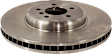 Front, Passenger Side Brake Disc, Plain Surface, Vented, 5 Lug Wheels, Pro-Line Series