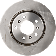 Front, Driver or Passenger Side Brake Disc, Plain Surface, Vented, 5 Lug Wheels, 11.69 in. Disc Diameter, Pro-Line Series