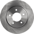 Rear, Driver or Passenger Side Brake Disc, Natural Finish, Plain Surface, Solid, 5 Lugs, 277.88 mm, Pro-Line Series