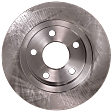Rear, Driver or Passenger Side Brake Disc, Plain Surface, Solid, 5 Lugs, 11.07 in. Disc Diameter, Pro-Line Series