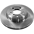 Front, Driver or Passenger Side Brake Disc, Plain Surface, Vented, 5 Lug Wheels, 12.8 in. Disc Diameter, Pro-Line Series