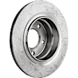 Rear, Driver or Passenger Side Brake Disc, Plain Surface, Vented, 5 Lug Wheels, 11.57 in. Disc Diameter, E85 Body/E86 Body, Pro-Line Series