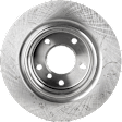 Rear, Driver or Passenger Side Brake Disc, Plain Surface, Vented, 5 Lug Wheels, 11.57 in. Disc Diameter, E85 Body/E86 Body, Pro-Line Series