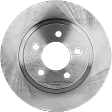 Front, Driver or Passenger Side Brake Disc, Plain Surface, Vented, For Models With 16 and 17 in. Wheels, Pro-Line Series