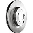 Front, Driver or Passenger Side Brake Disc, Plain Surface, Vented, For Models With 16 and 17 in. Wheels, Pro-Line Series