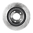 Front, Driver or Passenger Side Brake Disc, Plain Surface, Vented, For Models With 16 and 17 in. Wheels, Pro-Line Series