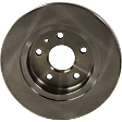 Rear, Driver or Passenger Side Brake Disc, Plain Surface, Solid, 5 Lugs, 263.91 mm, Pro-Line Series