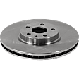 Front Brake Disc, Plain Surface, Vented, 5 Lugs, 13.58 in. Outside Disc Diameter, Pro-Line Series