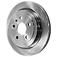 2013 Chevrolet Camaro - Rear, Driver or Passenger Side Brake Disc, Natural Finish, Plain Surface, Vented, 5 Lugs, 314.96 mm, 3.6L 6Cyl, Pro-Line Series