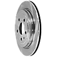 2013 Chevrolet Camaro - Rear, Driver or Passenger Side Brake Disc, Natural Finish, Plain Surface, Vented, 5 Lugs, 314.96 mm, 3.6L 6Cyl, Pro-Line Series