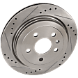 2014 Chevrolet Camaro - Rear, Driver or Passenger Side Brake Disc, Cross-drilled and Slotted, Vented, 5 Lugs, 315 mm, 3.6L 6Cyl, Pro-Line Series
